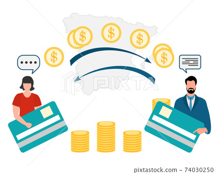 Online Banking Mobile Money Transfer People Map Online Banking Mobile Money Transfer People Map 74030250