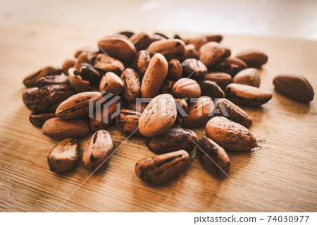 Raw cocoa beans 74030977