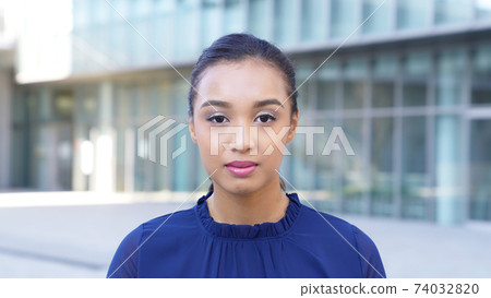 A foreign woman A foreign woman 74032820