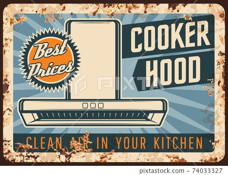 Cooker hood metal plate rusty, kitchen exhaust Cooker hood metal plate rusty, kitchen exhaust 74033327