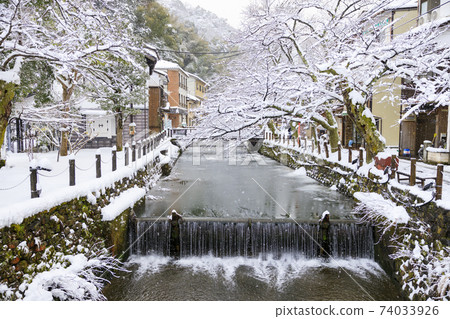 城崎溫泉雪景 城崎溫泉雪景 74033926