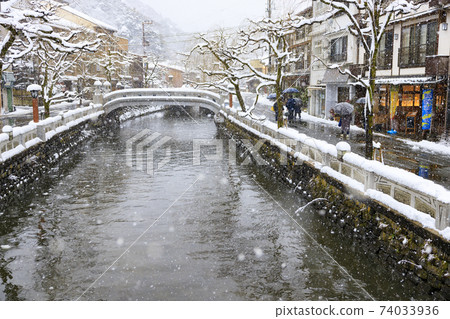 城崎溫泉雪景 74033936