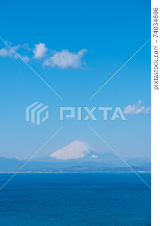 從森根山頂看到的富士山 74034696