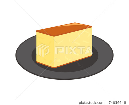 Castella vector illustration Japanese sweets - Stock Illustration ...