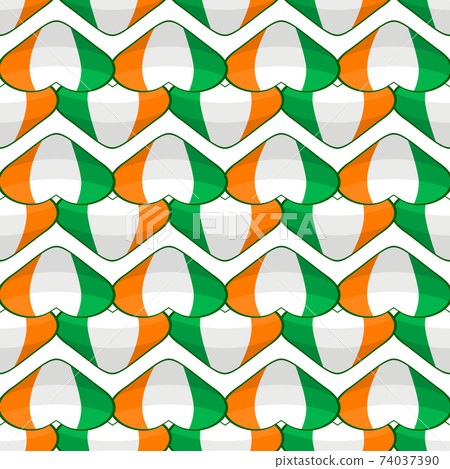 Illustration on theme Irish holiday St Patrick day 74037390