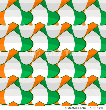 Illustration on theme Irish holiday St Patrick day 74037391