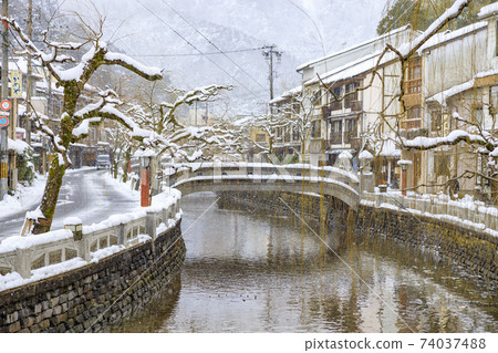 城崎溫泉雪景 城崎溫泉雪景 74037488