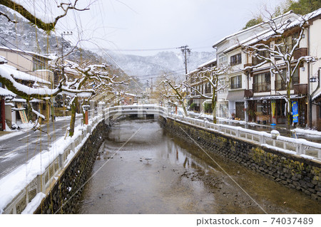 城崎溫泉雪景 城崎溫泉雪景 74037489