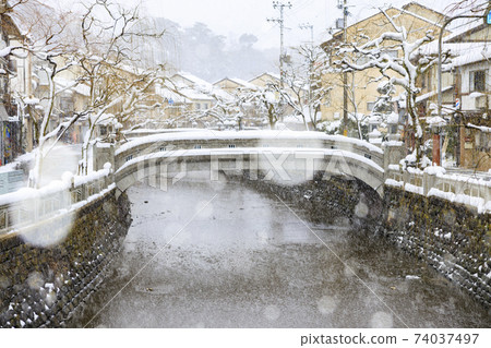 城崎溫泉雪景 城崎溫泉雪景 74037497