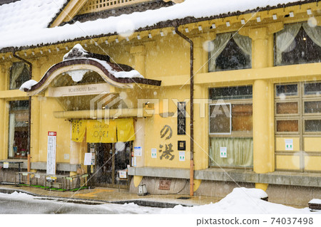 城崎溫泉雪景 城崎溫泉雪景 74037498