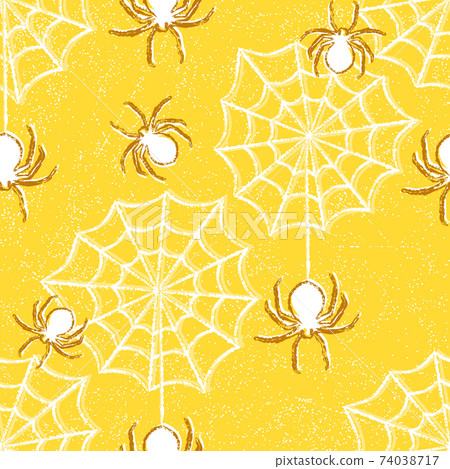 Halloween seamless pattern with spiders - Stock Illustration [74038717 ...