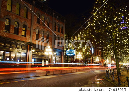 Vancouver Night Gastown Vancouver Night Gastown 74038915