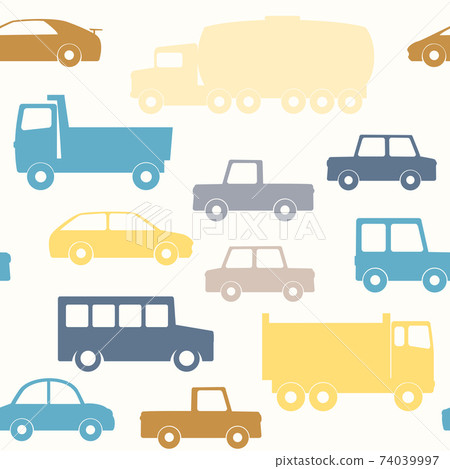 Cars and trucks seamless pattern Cars and trucks seamless pattern 74039997
