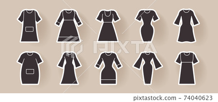 10個圖標集（服裝/女裝） 74040623