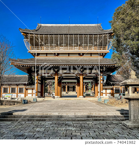 天氣很好的信州大谷學校名古屋別院Sanmon 74041982