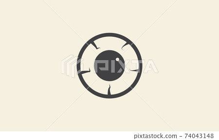 circle eye point simple logo symbol icon vector graphic design illustration circle eye point simple logo symbol icon vector graphic design illustration 74043148