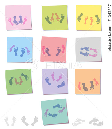 Sex positions with male and female feet on colored sticky notes Colorful memos with fun of a love couple. Isolated vector illustration on white background. Sex positions with male and female feet on colored sticky notes Colorful memos with fun of a love couple. Isolated vector illustration on white background. 74043897