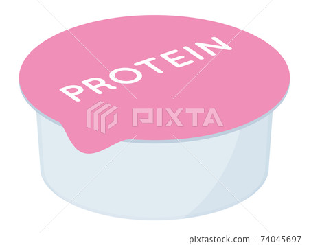 Illustration of swallowing_jelly_dietary supplements 74045697