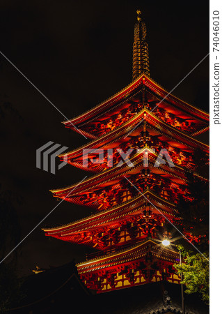 (Tokyo) Sensoji Temple, Five-storied Pagoda 74046010