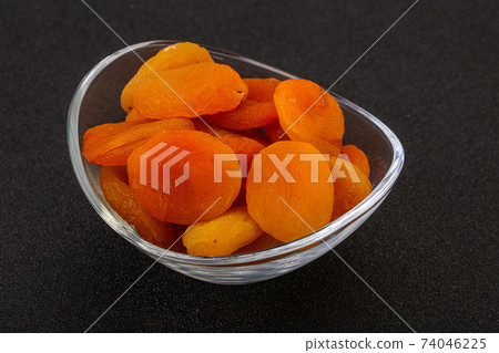 Sweet tasty dried apricot heap 74046225