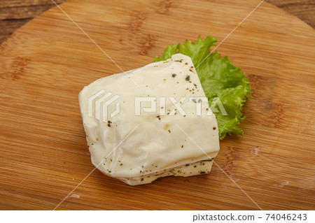 Halloumi cheese with mint for grill Halloumi cheese with mint for grill 74046243