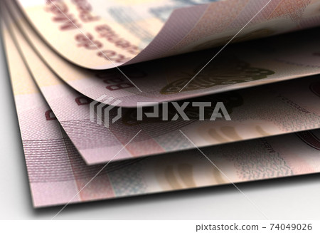 Mexican Pesos Closeup 74049026