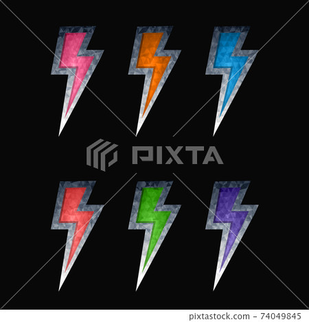 Gaming elements isolated on white background. Design for computer game. Symbols and icons. Collection buttons for games and app. Different colors lightning button. Cartoon interface. Gaming elements isolated on white background. Design for computer game. Symbols and icons. Collection buttons for games and app. Different colors lightning button. Cartoon interface. 74049845