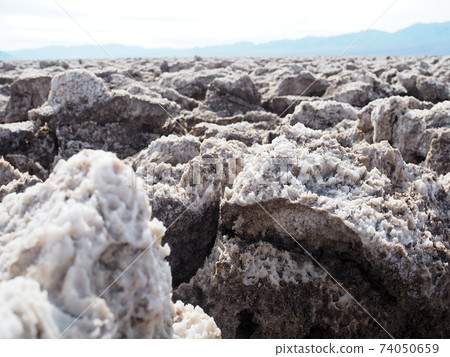 Winter view of Death Valley National Park, the hottest in the world 74050659