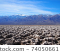 Winter view of Death Valley National Park, the hottest in the world 74050661