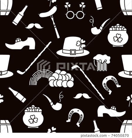 Vector Pattern St. Patrick's Day Ireland Irish Vector Pattern St. Patrick's Day Ireland Irish 74050870