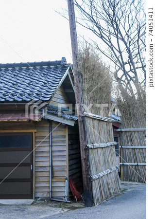 Ishikawa Prefecture Winter Wajima City Kamiozawamachi Magaki no Sato Ishikawa Prefecture Winter Wajima City Kamiozawamachi Magaki no Sato 74051411