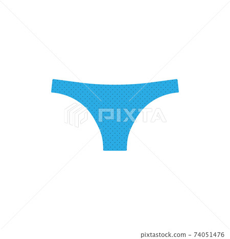 Women underwear icon. Vector illustration, flat design. Women underwear icon. Vector illustration, flat design. 74051476