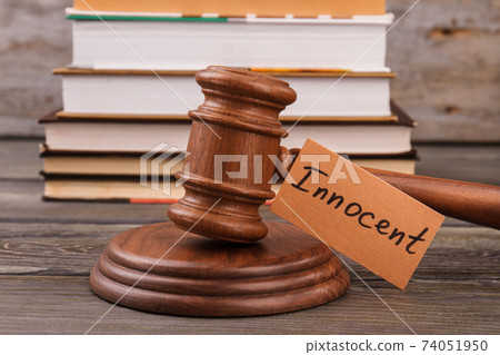 Innocent verdict concept. Innocent verdict concept. 74051950