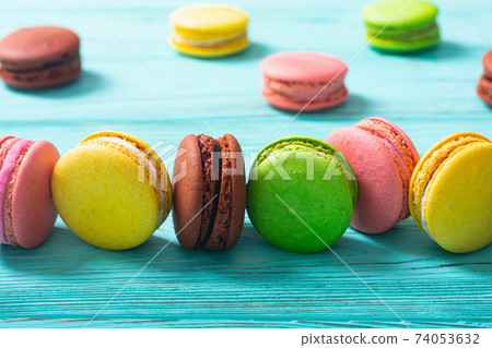 French dessert sweet macaroon French dessert sweet macaroon 74053632