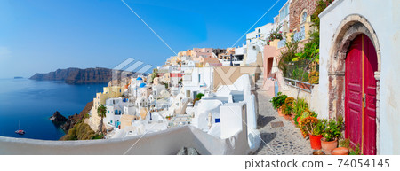 Oia, traditional greek village Oia, traditional greek village 74054145