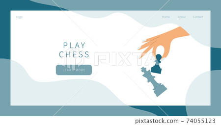 Play chess landing page.  74055123