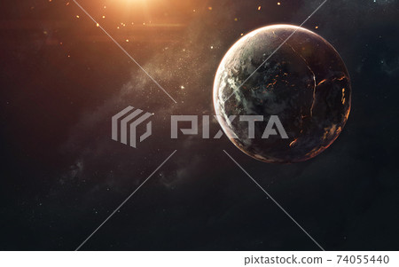 Deep space, beauty of endless cosmos. Science fiction wallpaper. Elements of this image furnished by NASA 74055440