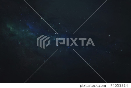 Starfield in deep space. Science fiction texture and wallpaper. Elements of this image furnished by NASA 74055814