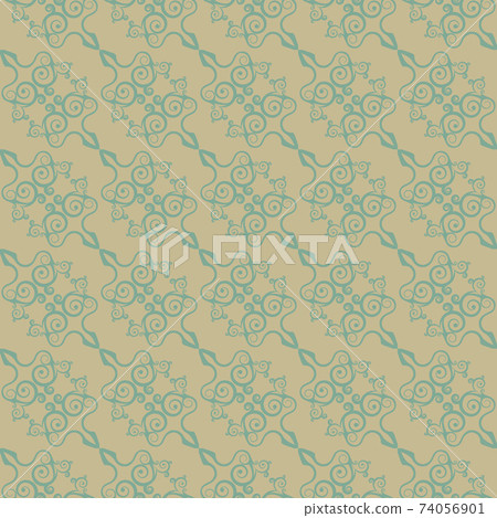 Vintage seamless pattern in the Chinese style. 74056901