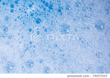 Detergent foam bubble. Top view Detergent foam bubble. Top view 74057035