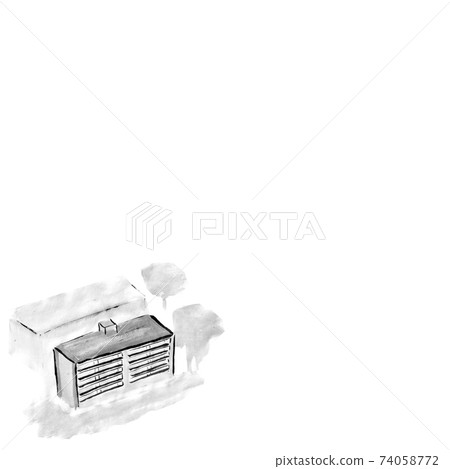Landscape of the housing complex (hand-drawn illustration of ink) Landscape of the housing complex (hand-drawn illustration of ink) 74058772