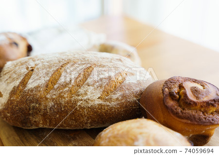 A set of delicious bread 74059694