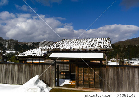 湯屋江戶村的雪景 湯屋江戶村的雪景 74061145