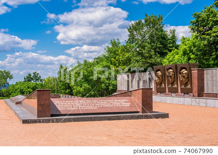Memorial of the Great Patriotic War in Svyatogorsk, Ukraine Memorial of the Great Patriotic War in Svyatogorsk, Ukraine 74067990