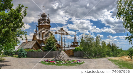 Wooden All Saints skete in Svyatogorsk, Ukraine Wooden All Saints skete in Svyatogorsk, Ukraine 74067996