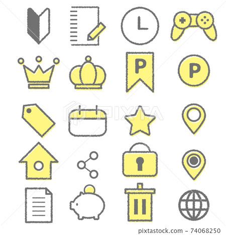 Web icon set 2 colors Web icon set 2 colors 74068250