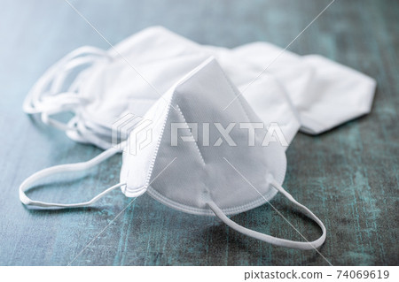 KN95 face mask. FFP2 mask as covid-19 protection. Coronavirus mask 74069619