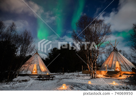 Northern Europe Aurora Appreciation Site, Sea Boaton 74069950