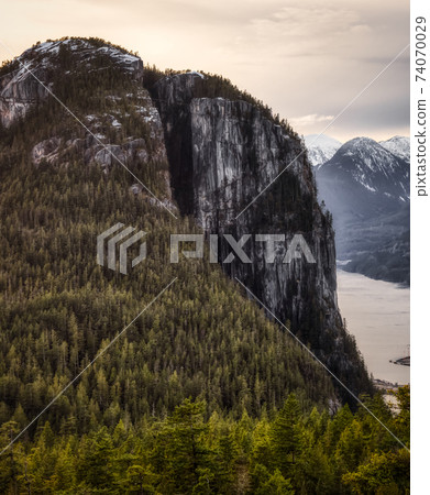 Beautiful Canadian Nature Mountain Landscape 74070029