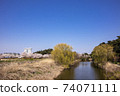 Cherry blossoms around Gyeongpo Lake 74071111